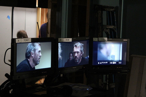  Hugh Laurie on the set of the photoshoot season8