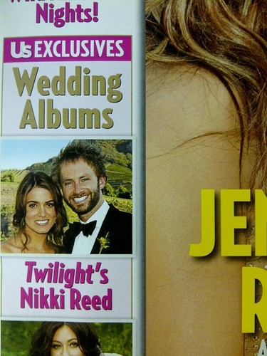 Scans from US Weekly featuring the first photos from Nikki and Paul McDonald's wedding.