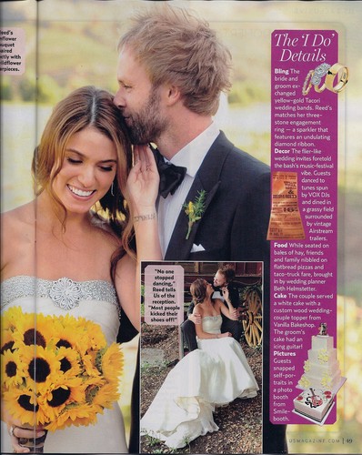  Scans from US Weekly featuring the first Fotos from Nikki and Paul McDonald's wedding.