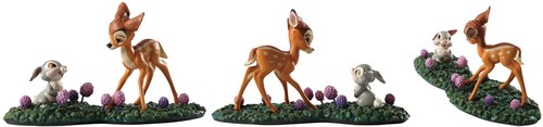  Walt डिज़्नी Figurines - Thumper & Bambi
