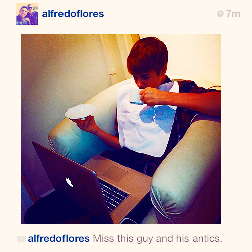  "Miss this guy and his antics"-Alfredo Flores