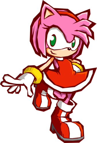  Amy Rose in Sonic Battle
