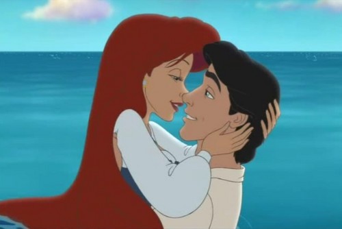  Ariel and Eric, kiss