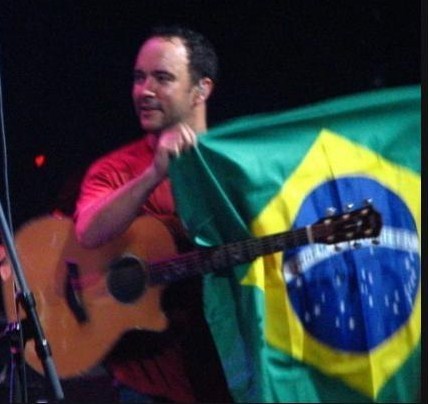  Dave in Brazil with our Flag