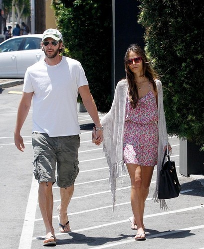  Jordana - with hubby Andrew Form in Beverly Hills, July 9. 2011