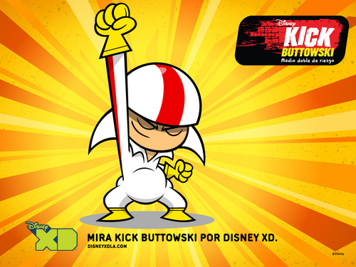  Kick Buttowski Disney XD karatasi la kupamba ukuta