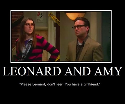  Leonard and Amy :]