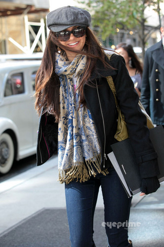 Nina Dobrev attends the Project розовый день at the PUMA store in NY, Oct 2