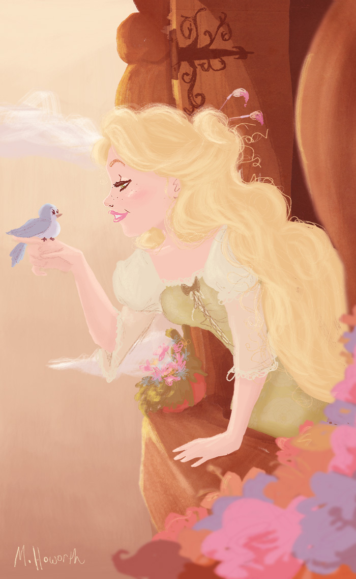 Rapunzel "You are ready to fly"