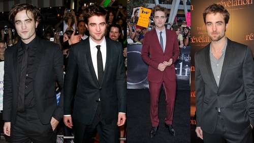  Robert Pattinson from Twilight premiere to Breaking Dawn