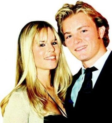  Vivian Sibold and Nico Rosberg