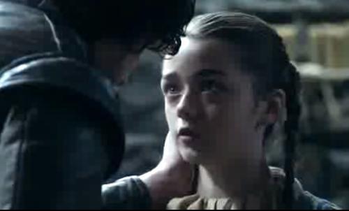  Arya Stark and Jon Snow