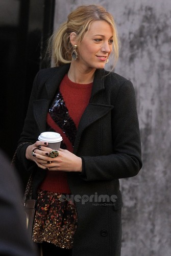  Blake Lively seen around on the Gossip Girl Set in NY, Oct 25