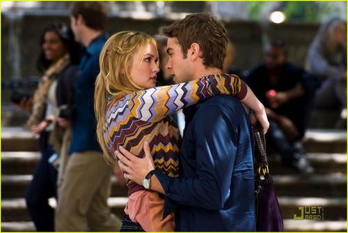 Chace Crawford and Kaylee Defer set photos