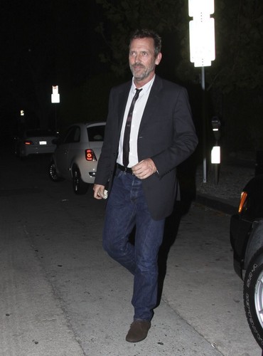 Hugh Laurie leaving Jar restaurant in Los Angeles, after a meeting. 23.10.2011 