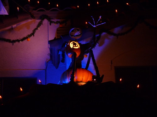  Jack and Zero Halloween display