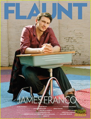  James Franco Covers 'Flaunt' Magazine