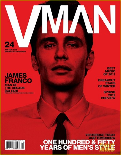  James Franco Covers 'Vman' Magazine
