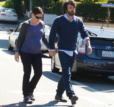  Jen and Ben walk, in Brentwood