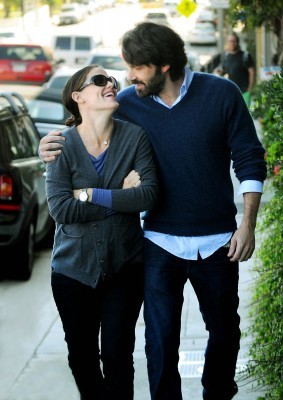  Jen and Ben walk, in Brentwood