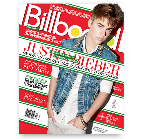  Justin on the Cover of Billboard!