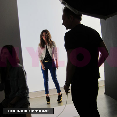  New outtakes and BTS pics of Rachel for 'Nylon' magazine - November 2011 ♥