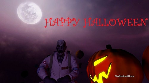  POSTCARD FROM PSHome - Happy Halloween All