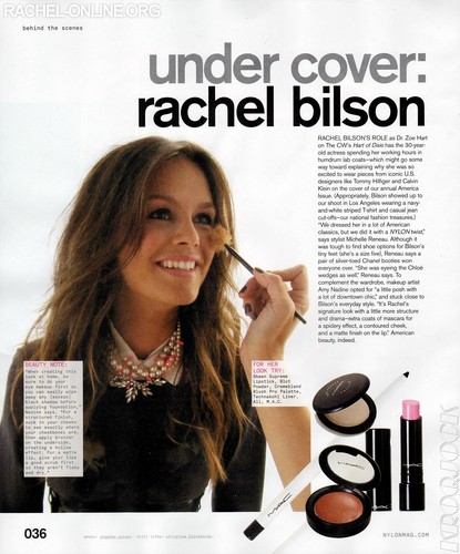  Scans of Rachel in 'Nylon' magazine - November 2011 [HQ]