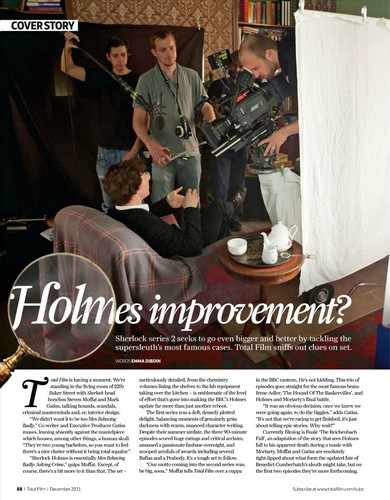 Sherlock Total Film Magazine article