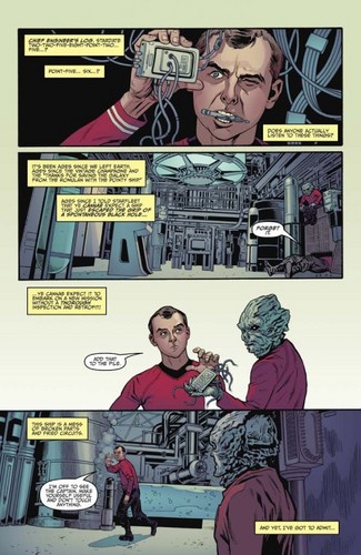  星, 星级 Trek Comic Book IDW ongoing issue 1