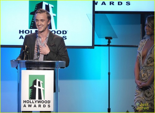  Tom Felton: 'Harry Potter' Wins Hollywood Movie Award!
