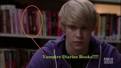  Vampire Diaries libros on Glee!!!