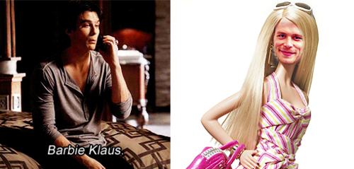  búp bê barbie Klaus -Damon (lol)