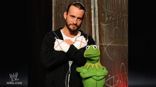  CM Punk and Kermit the Frog
