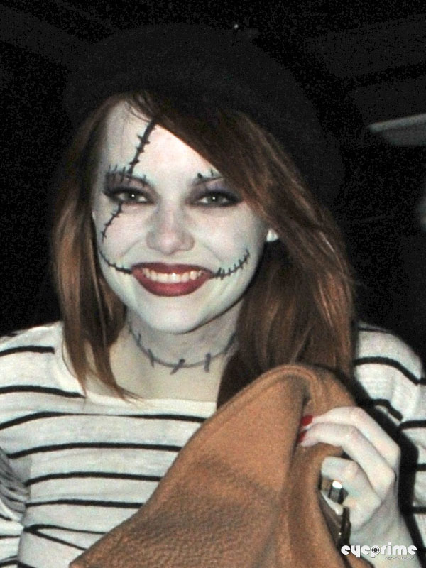 Emma Stone and Andrew Garfield head to a Halloween Party - Emma Stone ...