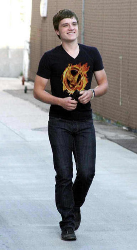 Josh in a Hunger Games Top