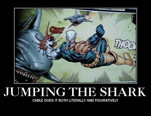  Jumping the cá mập