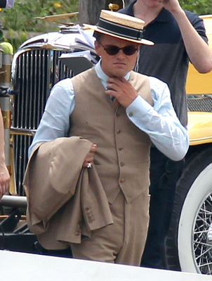 Leo on Gatsby set   