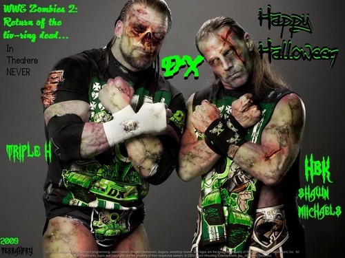  Shawn Michaels and Triple H as zombies