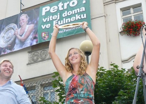  The Dish and the Champion celebrating in Petra Hometown Fulnek