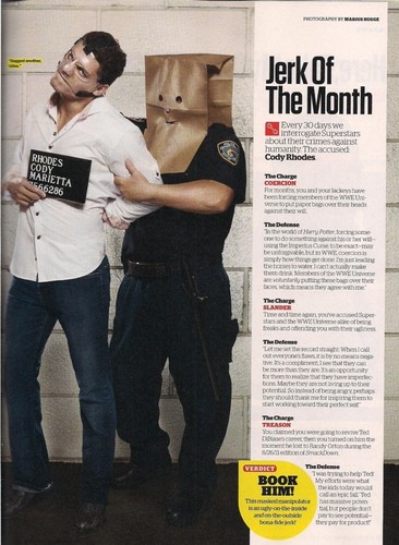Cody Rhodes JOTM WWE Magazine Dec 2011