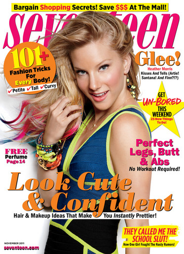  Heather Morris - Seventeen Magazine (November 2011)