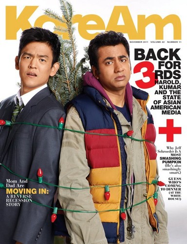  John Cho & Kal Penn on the Cover of KoreAm Magazine (November 2011)
