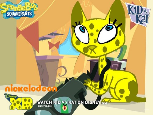  Kat as Spongebob