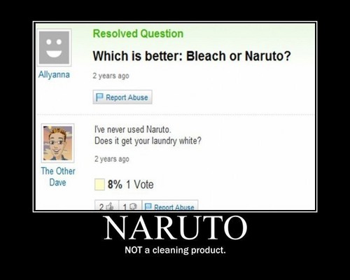  Naruto: Not a cleaning product