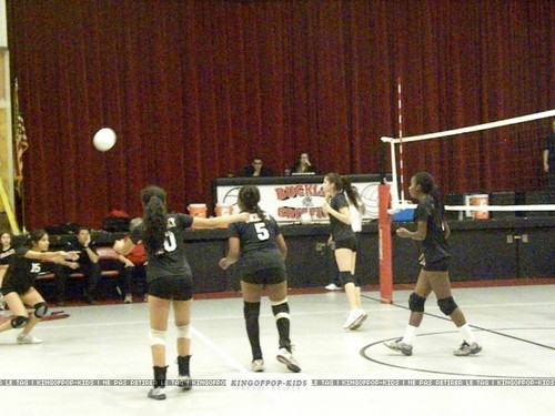  Paris playing volleyball