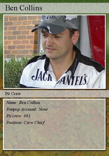  Pit crew trading cards