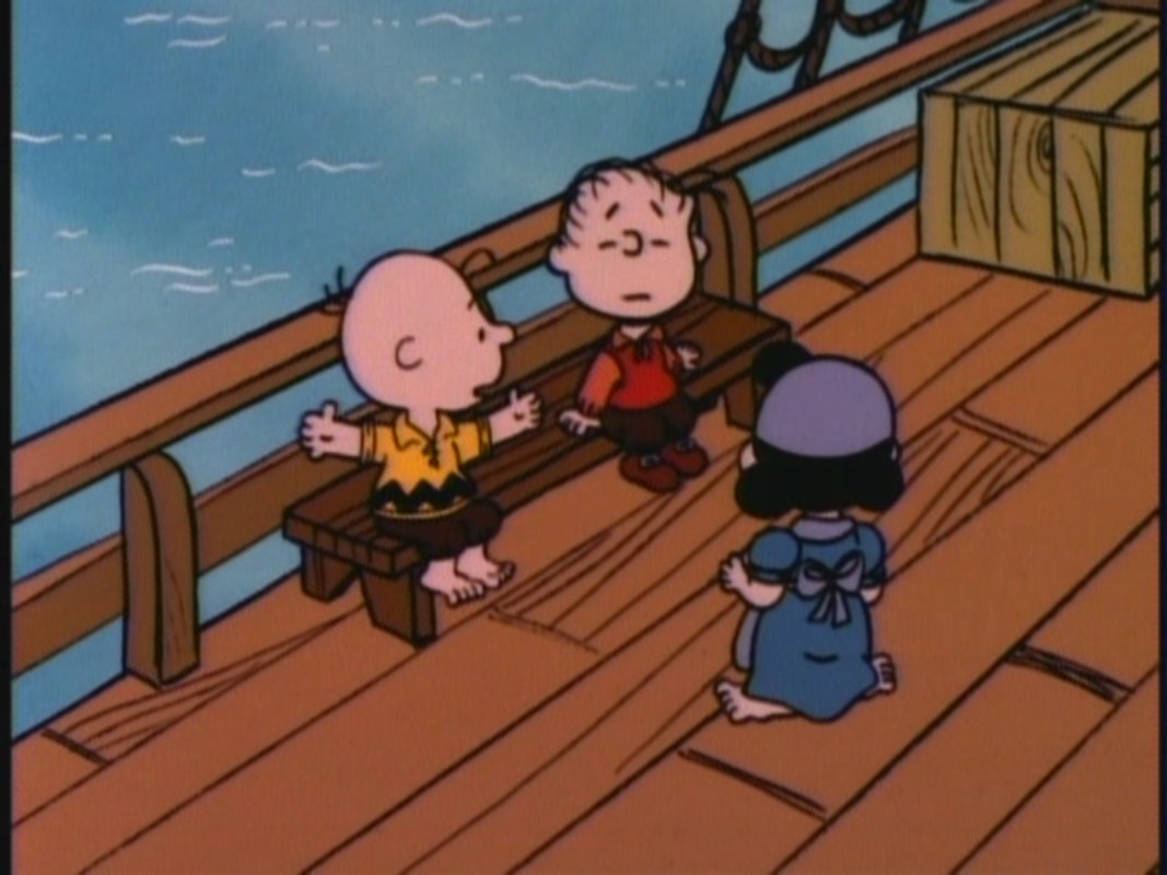 charlie brown the mayflower voyagers