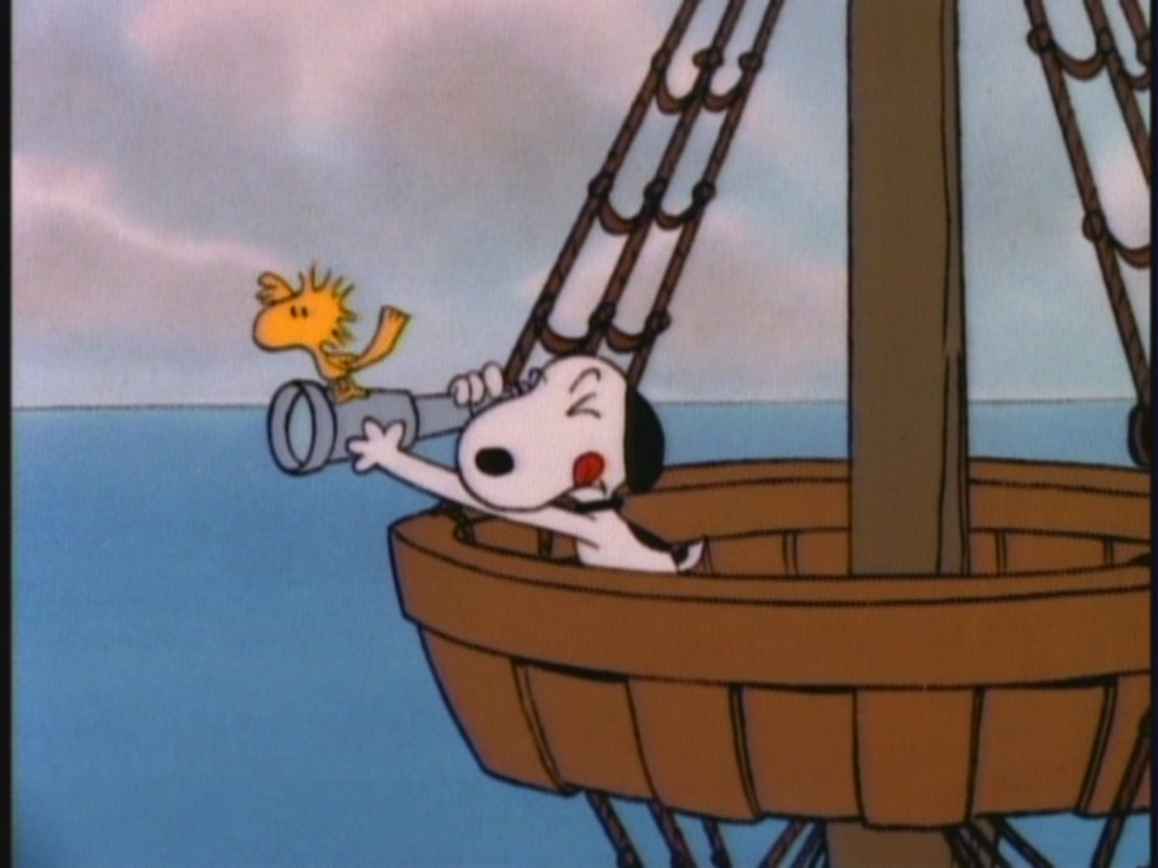 charlie brown voyage of the mayflower