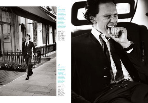  Tom Hiddleston por David Titlow for Esquire UK December 2011